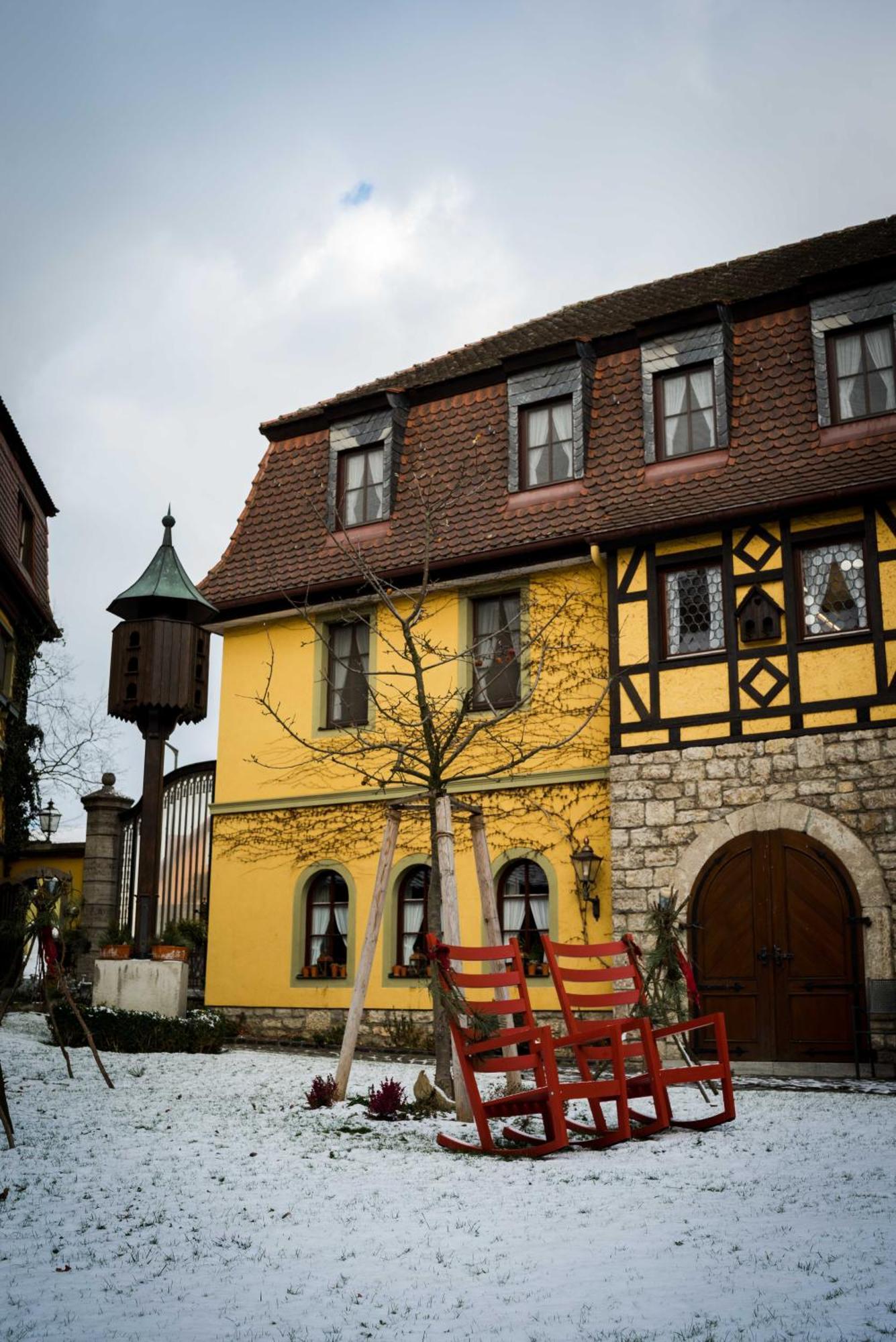 Hotel Leicht Biebelried Esterno foto